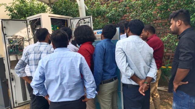 Abb training session at golden galexy aargo ev charger Abb training session at golden galexy aargo ev charger