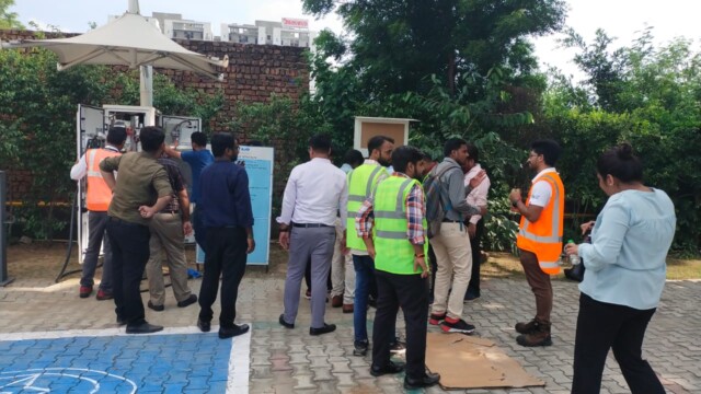 Abb training session at golden galexy aargo ev charger Abb training session at golden galexy aargo ev charger