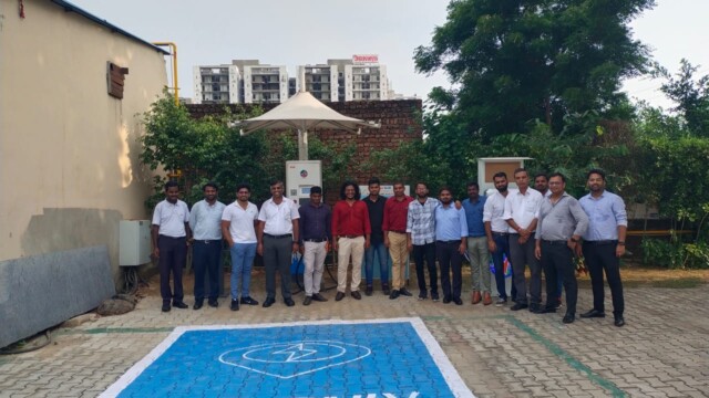 Abb training session at golden galexy aargo ev charger Abb training session at golden galexy aargo ev charger